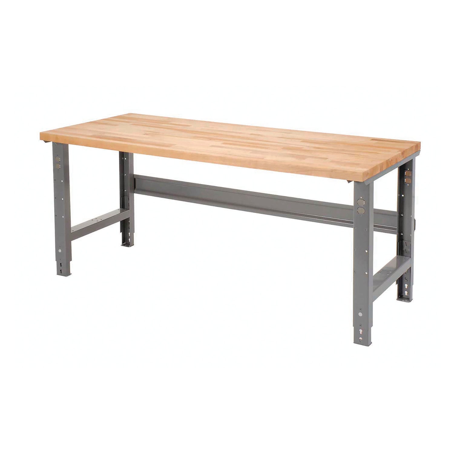 global-industrial-standard-duty-butcher-block-top-adjustable-height-workbench-2-000-lbs-60-x-30-x-30-88-to-36-88-gray-gbe183166_1